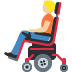 🧑🏼‍🦼 person in motorized wheelchair: medium-light skin tone display on Twitter